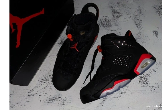 384664-060 6 OG 2019 JORDAN AIR INFRARED 384664-060 BLACK RETRO 0809